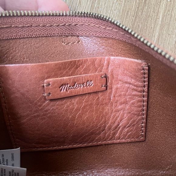 MADEWELL The‎ Transport Accordion Crossbody Tan - Picture 6 of 9